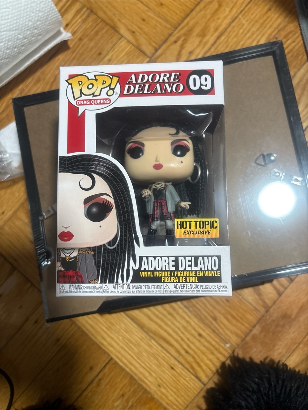 Funko Adore Delano Vinyl Figure - Black, Red, Gray